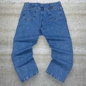 Vintage Y2K Rustler Jeans 38x29 Regular Straight Fit Medium Wash Denim